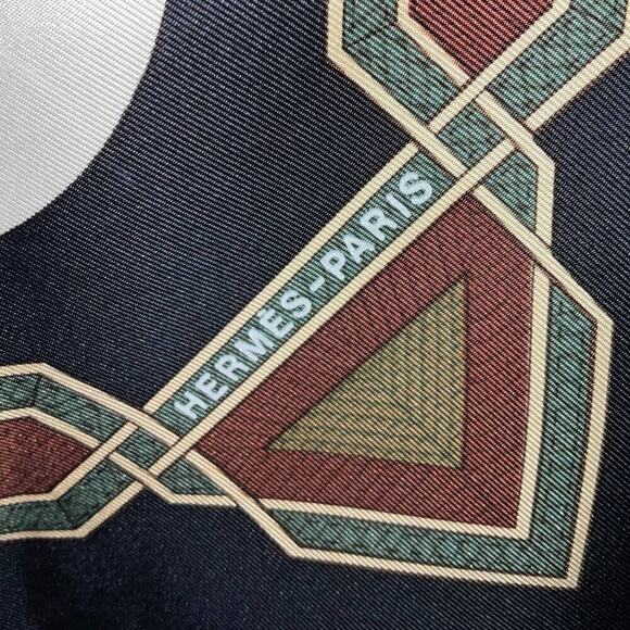 Hermes Hermès Cuirs Du Desert Silk Scarf 90cm Square Carre - Picture 10 of 16